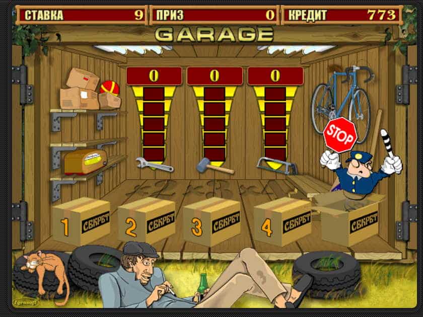 Бонусный гейм в слоте Гараж Бонусная игра в слоте Garage
